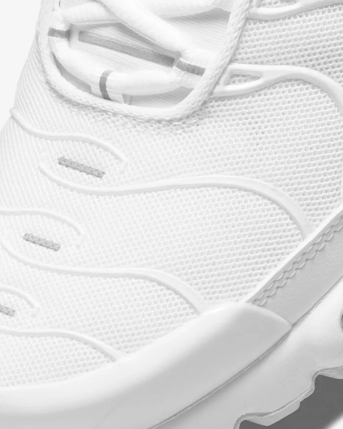 Women Nike All Shoes Air Max Plus Whitepure Platinumwhite