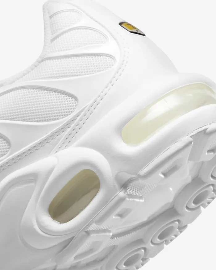 Women Nike All Shoes Air Max Plus Whitepure Platinumwhite