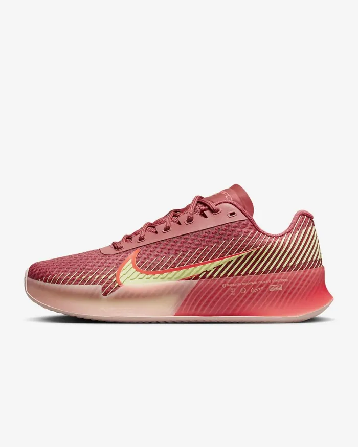 Women Nike All Shoes NikeCourt Air Zoom Vapor 11 Adobebarely Voltpink Bloomhot Punch