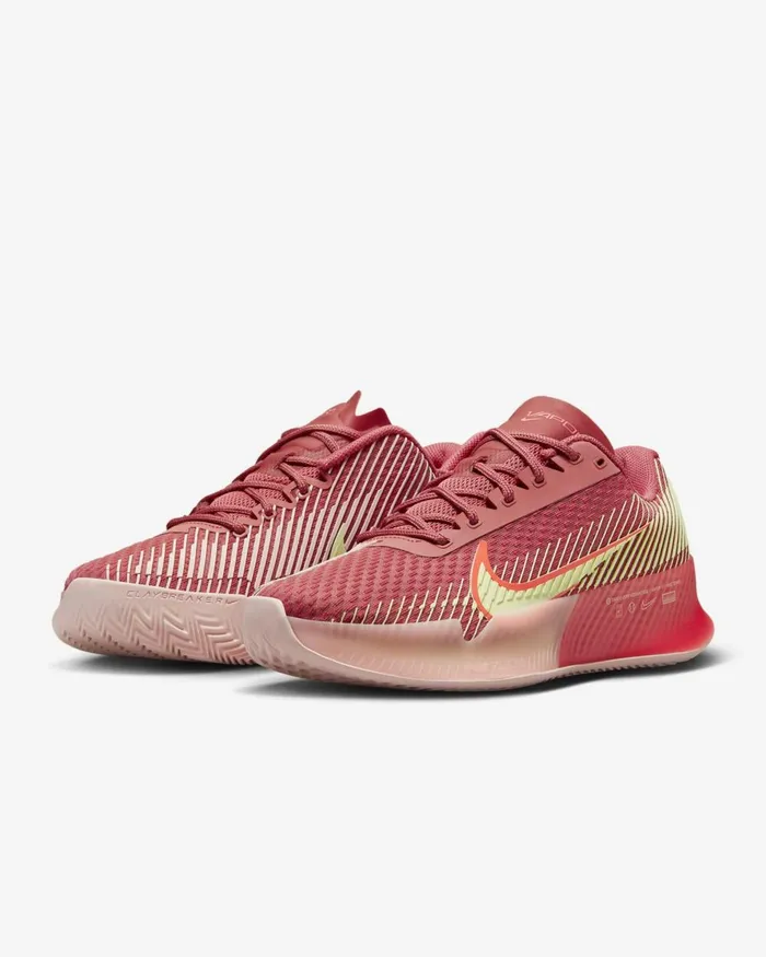 Women Nike All Shoes NikeCourt Air Zoom Vapor 11 Adobebarely Voltpink Bloomhot Punch