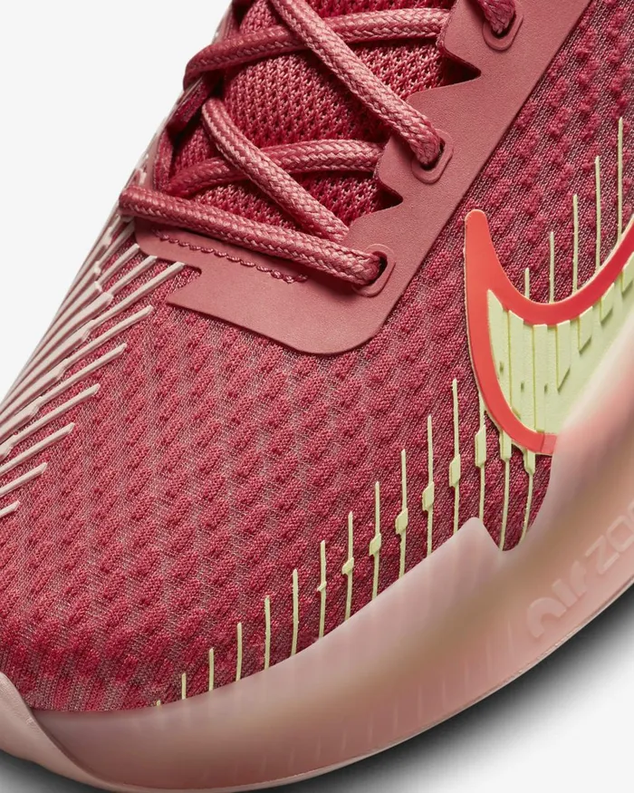 Women Nike All Shoes NikeCourt Air Zoom Vapor 11 Adobebarely Voltpink Bloomhot Punch