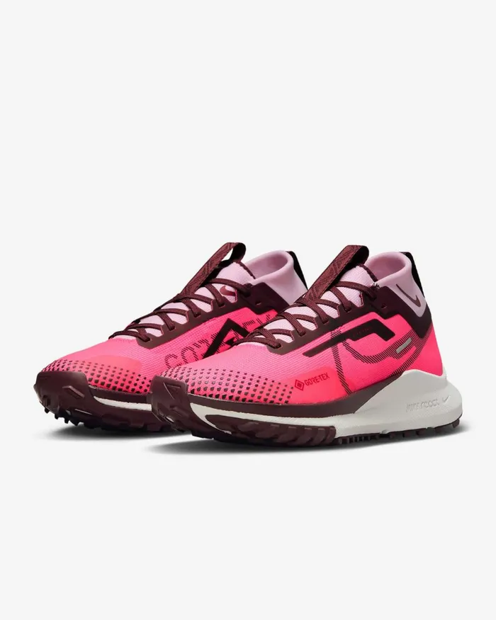 Women Nike All Shoes Pegasus Trail 4 GORETEX Hyper Pinkteam Redpink Foamburgundy Crush