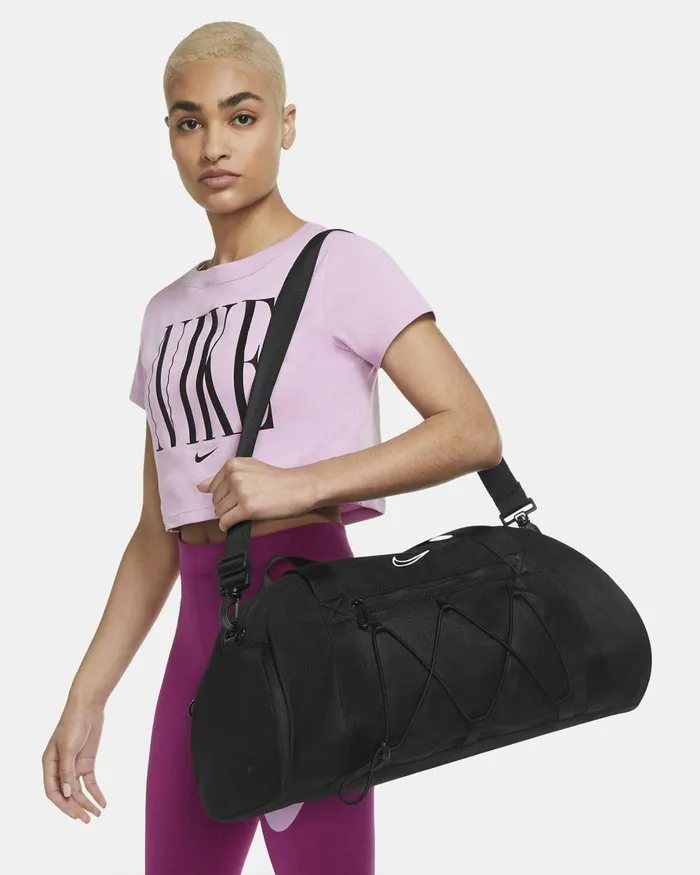 Women Nike Bags And Backpacks One Club Blackblackwhite