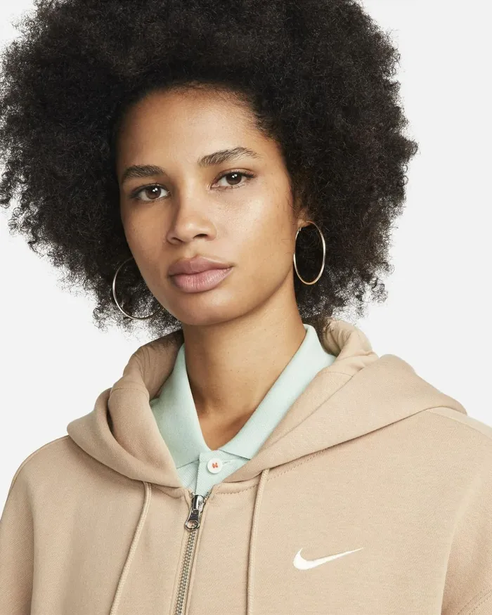 Women Nike Jackets Sportswear Phoenix Fleece Hempsail