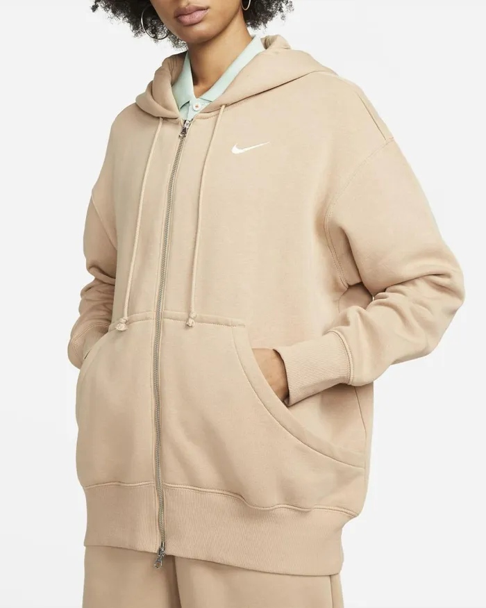 Women Nike Jackets Sportswear Phoenix Fleece Hempsail
