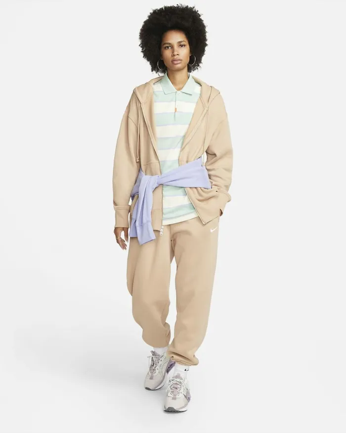 Women Nike Jackets Sportswear Phoenix Fleece Hempsail