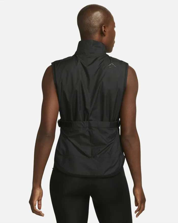 Women Nike Jackets Trail Repel Blackblackdark Smoke Grey