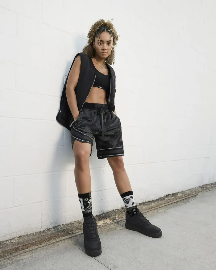 Women Nike Lifestyle Air Force 1 Wild Blackvelvet Browncedarblack