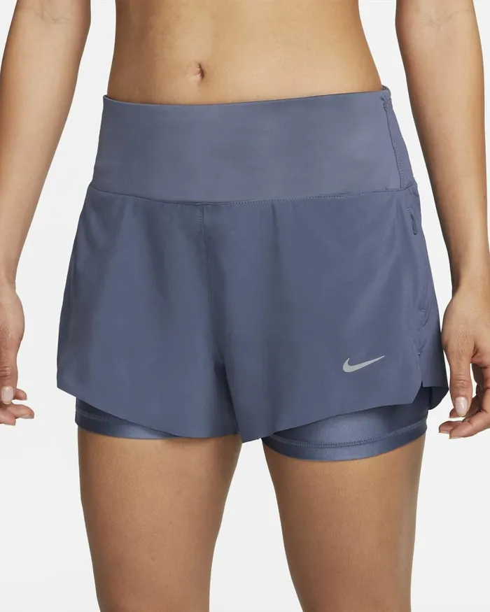 Women Nike Shorts DriFIT Swift Diffused Blue