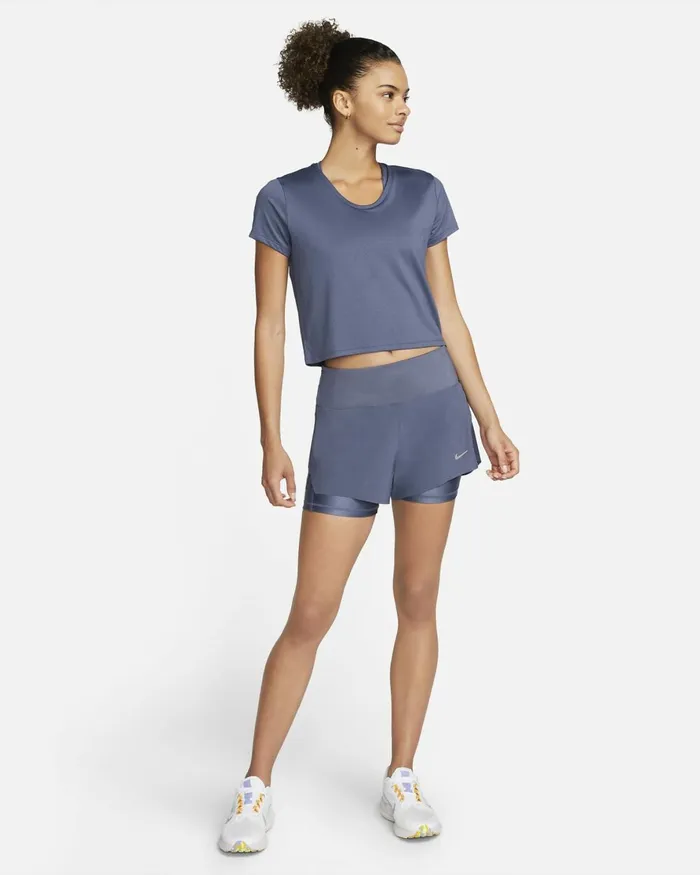 Women Nike Shorts DriFIT Swift Diffused Blue