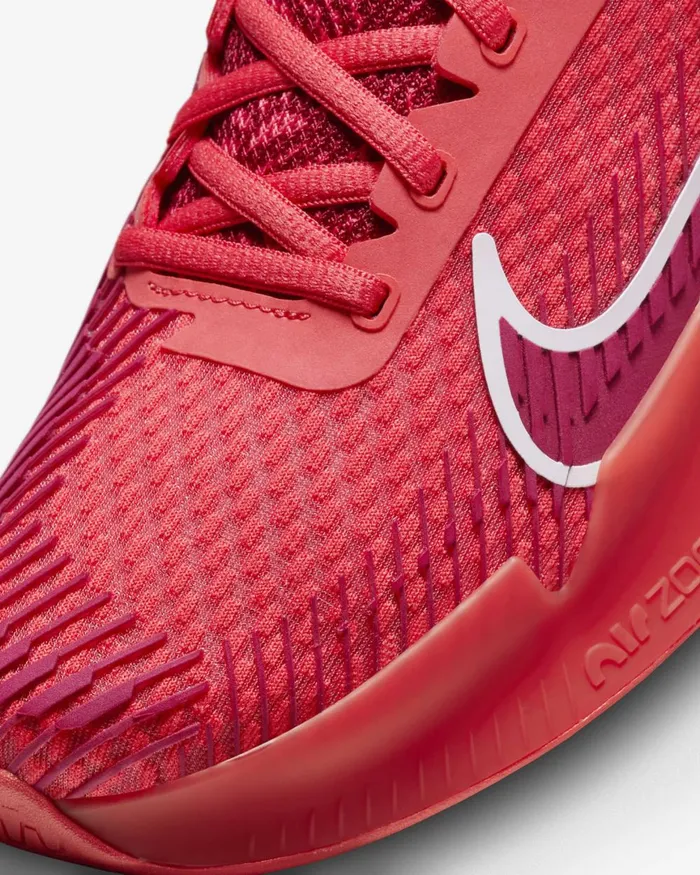 Women Nike Tennis NikeCourt Air Zoom Vapor 11 Ember Glownoble Redwhite