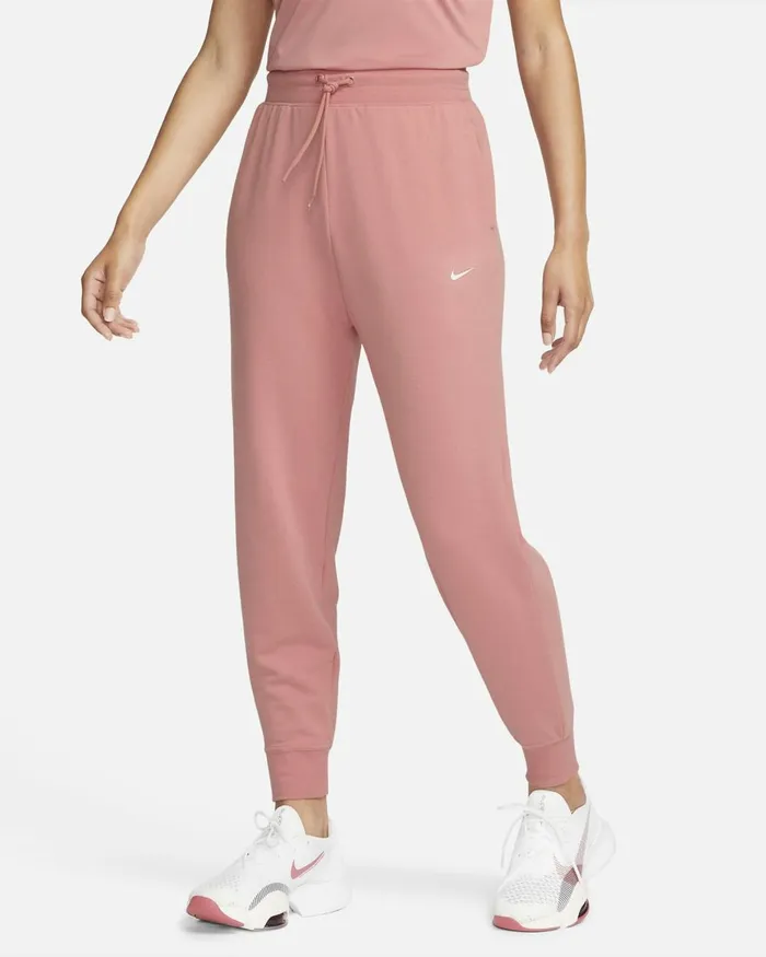 Women Nike Trousers DriFIT One Red Stardustwhite