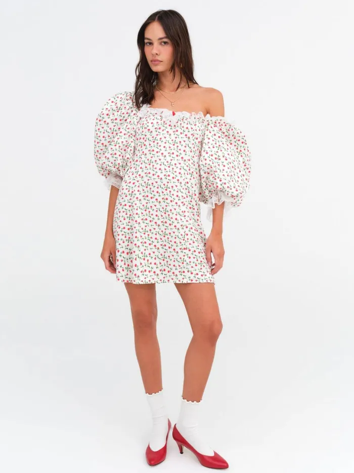 Women Nora Mini Dress White For Love and Lemons Dresses Women Nora Mini Dress White For Love and Lemons Dresses
