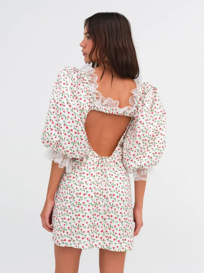 Women Nora Mini Dress White For Love and Lemons Dresses Women Nora Mini Dress White For Love and Lemons Dresses