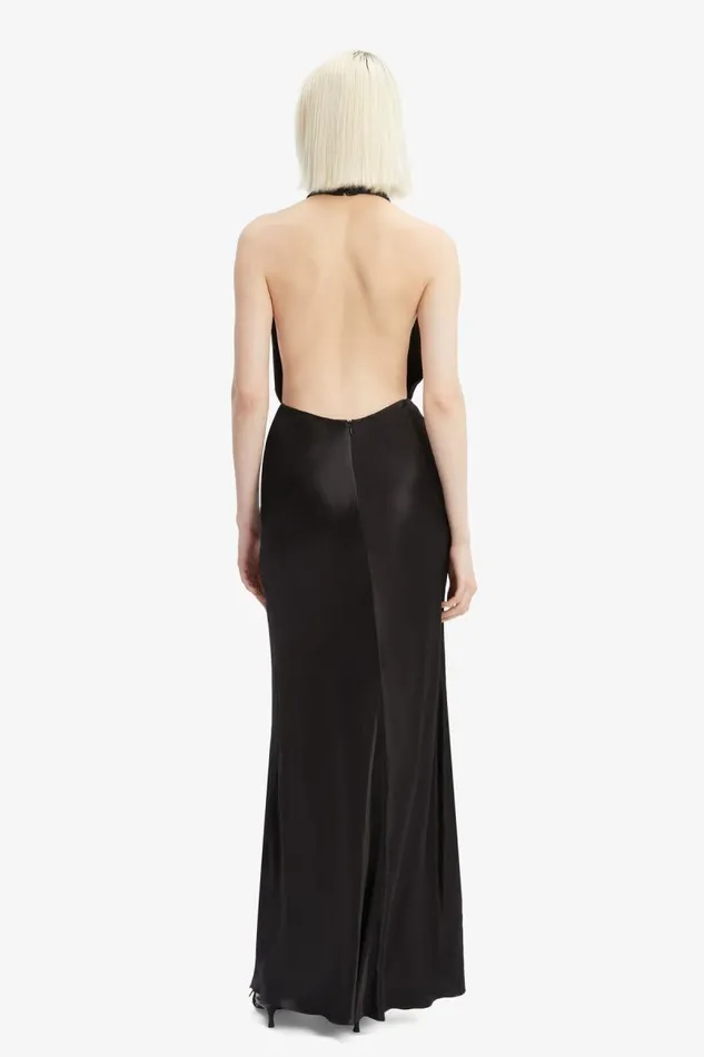 Women Occasion Dresses Bardot Nola Satin Cowl Maxi Dress In Black Black Women Occasion Dresses Bardot Nola Satin Cowl Maxi Dress In Black Black