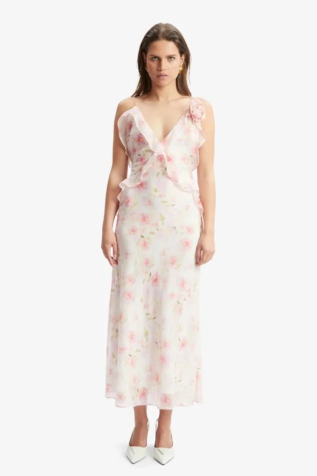 Women Occasion Dresses Bardot Olea Floral Maxi Dress In Pink Flora Pink Flora Women Occasion Dresses Bardot Olea Floral Maxi Dress In Pink Flora Pink Flora