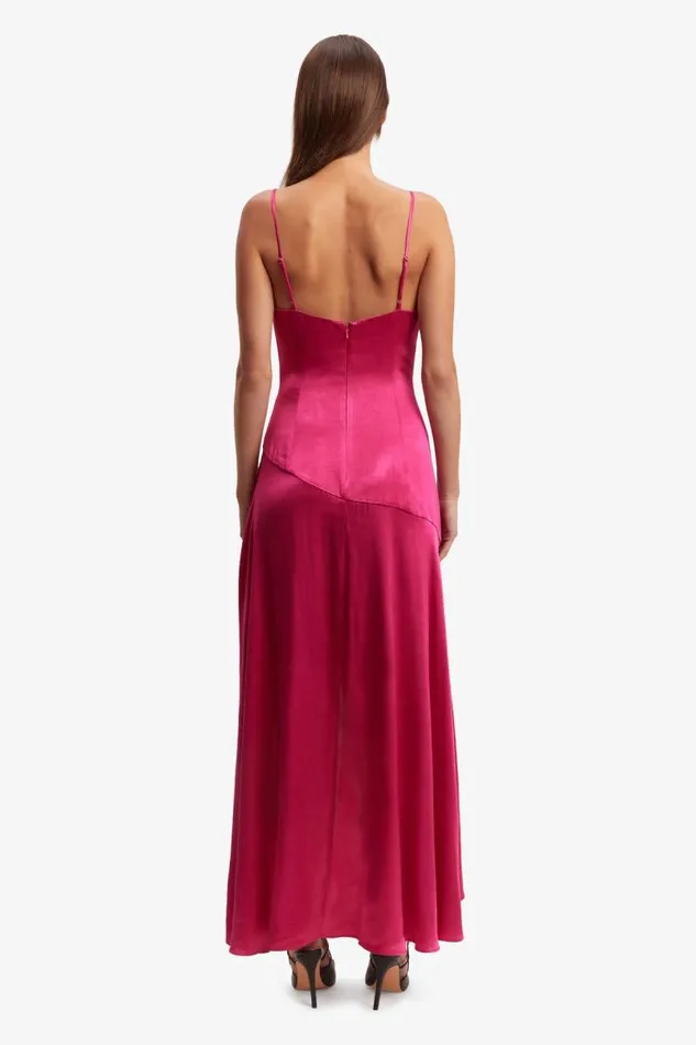 Women Occasion Dresses Bardot Sorella Midi Dress In Magenta Magenta