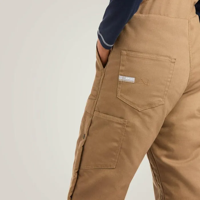 Women Pants and Shorts Ariat Rebar DuraCanvas Stretch Insulated Bib Field Khaki Women Pants and Shorts Ariat Rebar DuraCanvas Stretch Insulated Bib Field Khaki