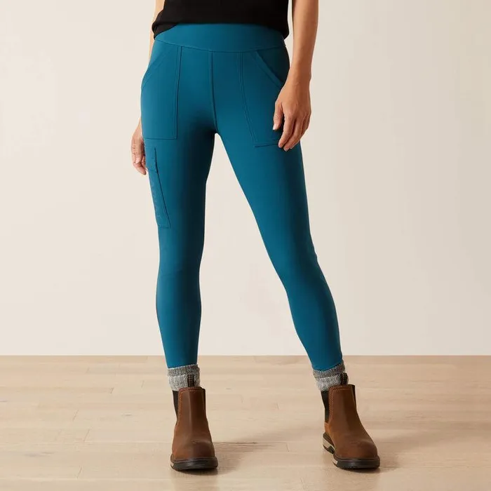 Women Pants and Shorts Ariat Rebar DuraStretch Utility Legging Legion Blue
