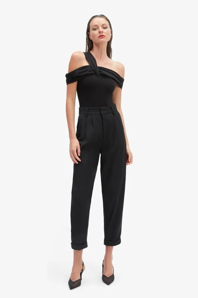 Women Pants Bardot Elandra Wide Pant In Black Black Women Pants Bardot Elandra Wide Pant In Black Black