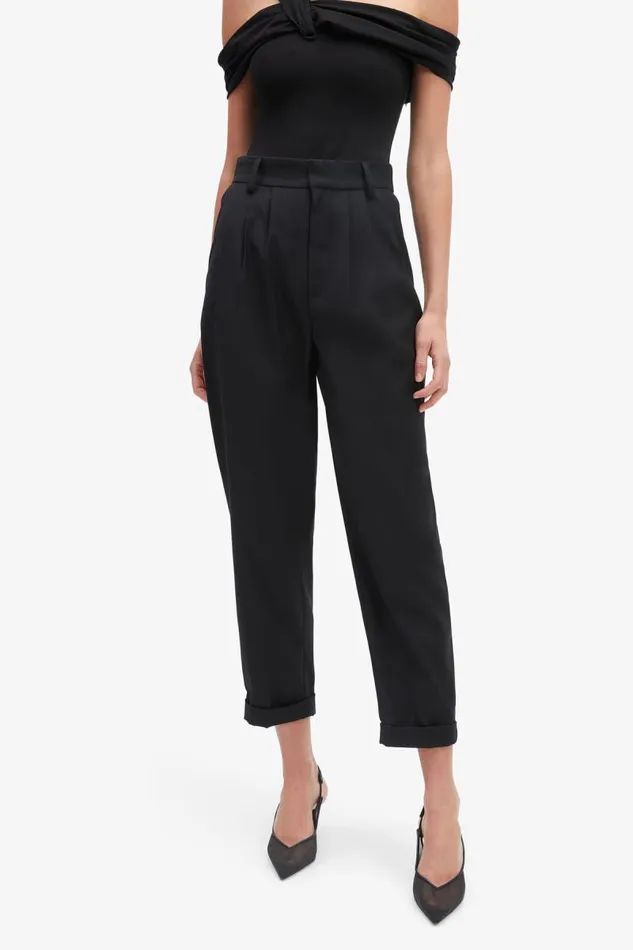 Women Pants Bardot Elandra Wide Pant In Black Black Women Pants Bardot Elandra Wide Pant In Black Black