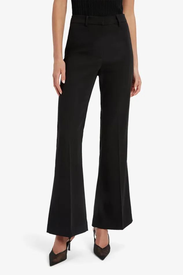 Women Pants Bardot Halifax Slim Flare Pant In Black Black