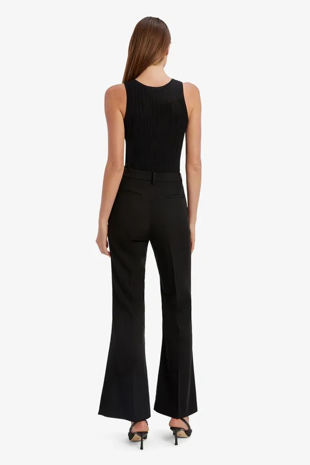 Women Pants Bardot Halifax Slim Flare Pant In Black Black