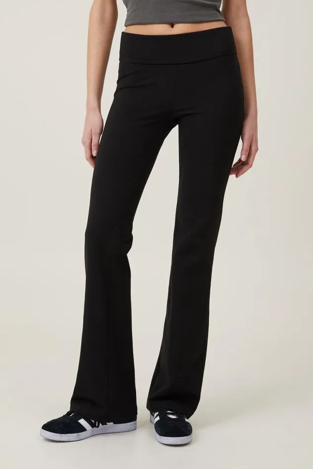 Women Pants Cotton On Bella Bootleg Pant Black