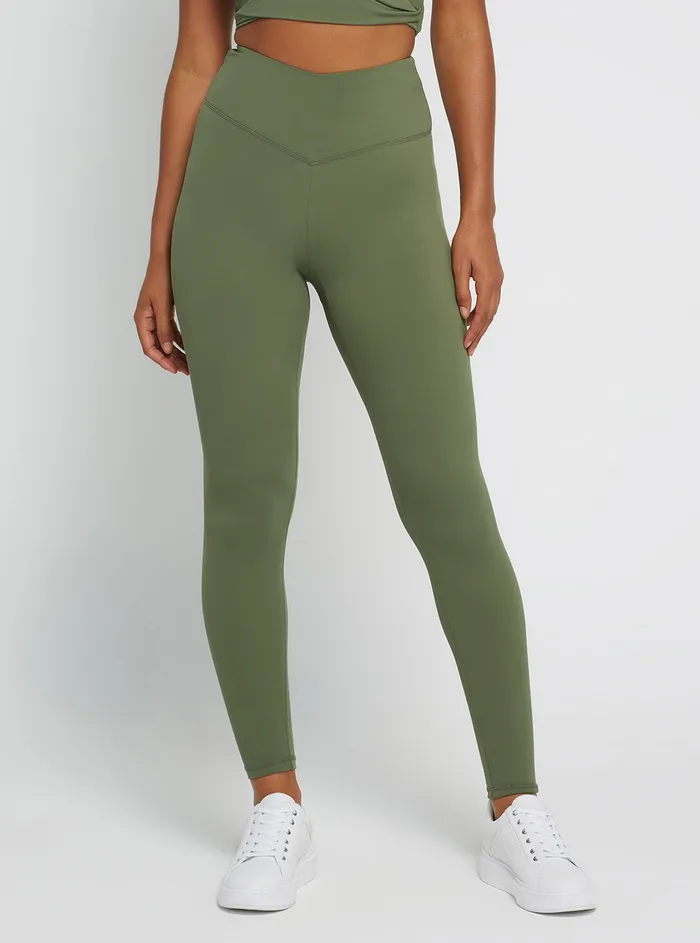 Women Pants GUESS Green Coline Active Leggings