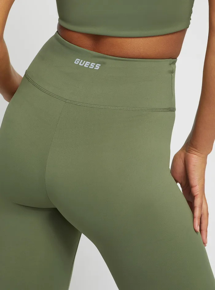 Women Pants GUESS Green Coline Active Leggings
