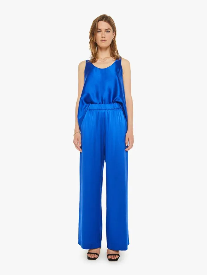 Women Pants Mother Denim Brynn High Rise Pull On Pant Lapis