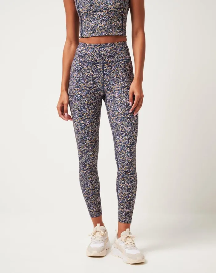 Women Pants TravisMathew WHERE IT COUNTS LEGGING Cream Multi