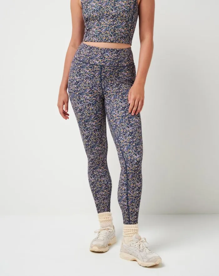 Women Pants TravisMathew WHERE IT COUNTS LEGGING Cream Multi