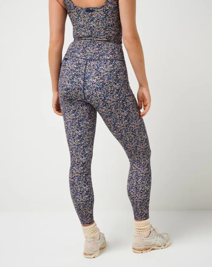Women Pants TravisMathew WHERE IT COUNTS LEGGING Cream Multi