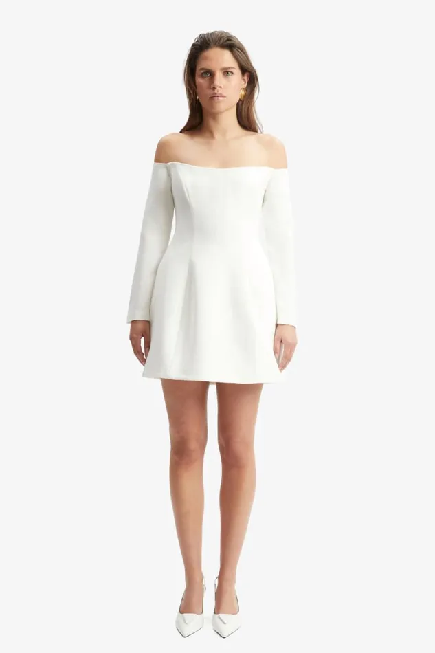 Women Party Dresses Bardot Nadene Hourglass Mini Dress In Orchid White Orchid White Women Party Dresses Bardot Nadene Hourglass Mini Dress In Orchid White Orchid White