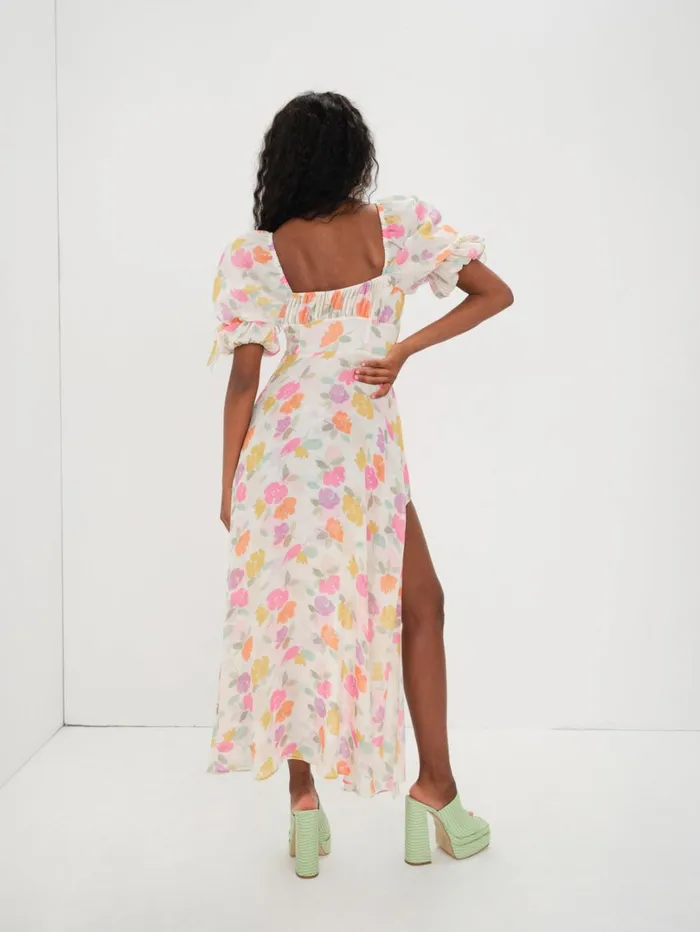 Women Petal Midi Dress Multi For Love and Lemons Dresses