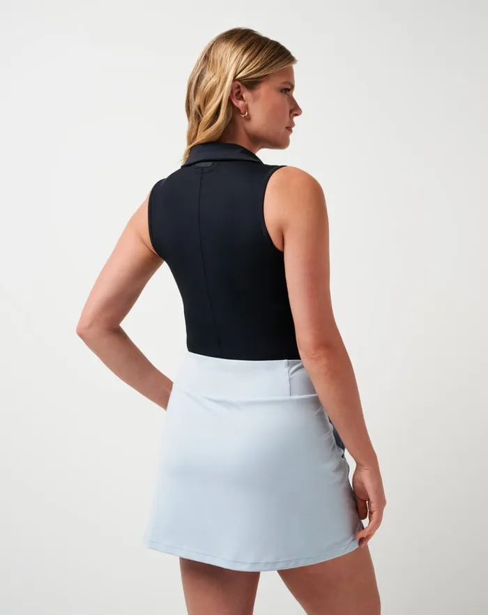 Women Polos TravisMathew MIDLINE MOVEKNIT POLO Black