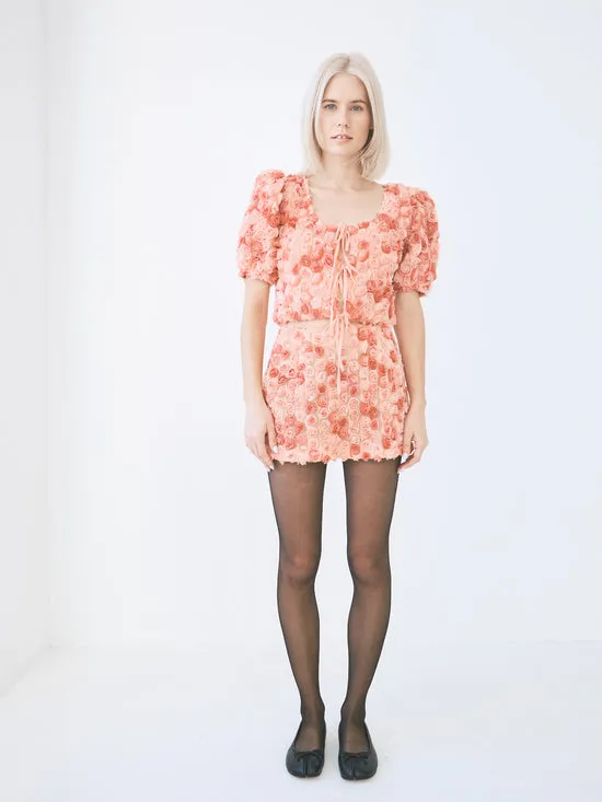 Women Rz Blouse Pink Rose Tops Lisa Says Gah