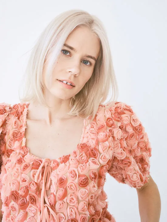 Women Rz Blouse Pink Rose Tops Lisa Says Gah