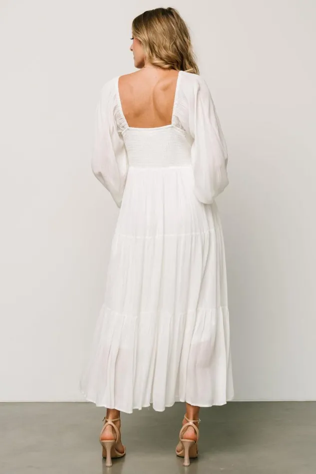 Women Rachelle Maxi Dress Off White Baltic Born Maxi Dresses