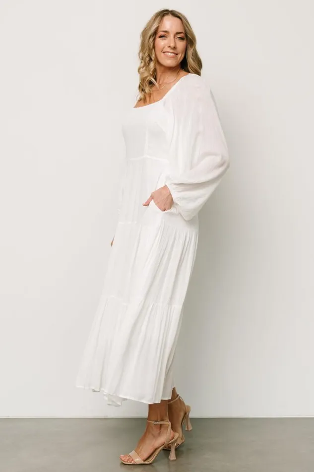 Women Rachelle Maxi Dress Off White Baltic Born Maxi Dresses