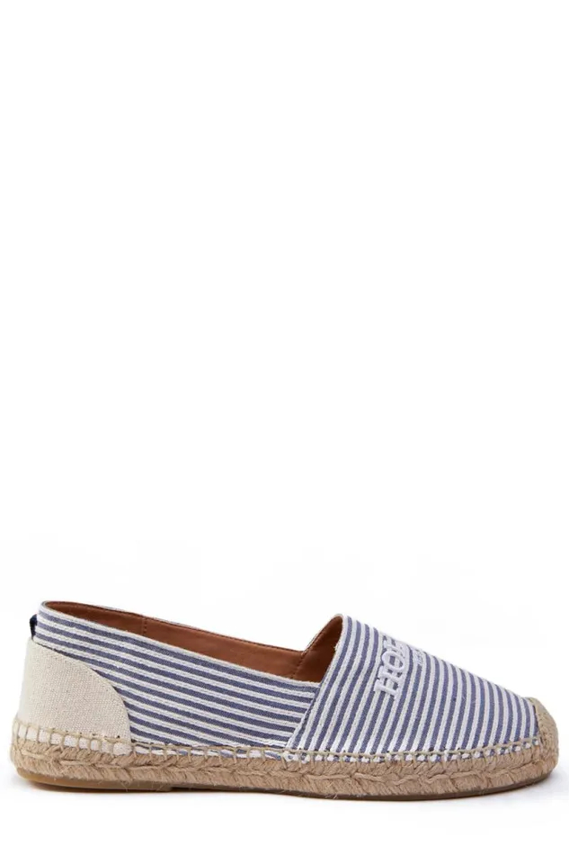 Women Riviera Espadrille Nautical Stripe Holland Cooper Espadrilles