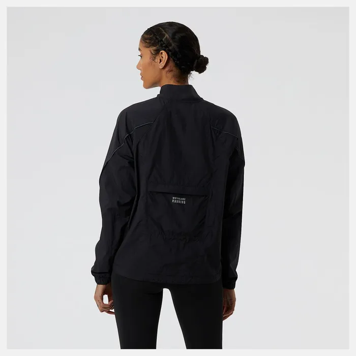Women Run For Life Impact Run Jacket Black New Balance Jackets and Vests