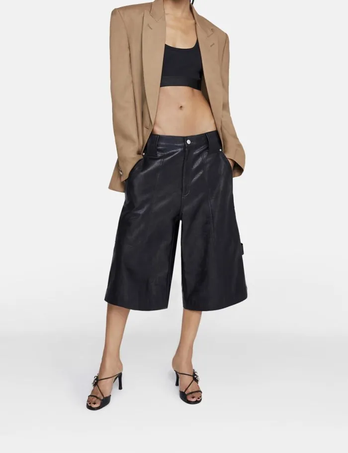 Women SWave Tape Crop Top Black Stella McCartney Shirts And Tops Women SWave Tape Crop Top Black Stella McCartney Shirts And Tops