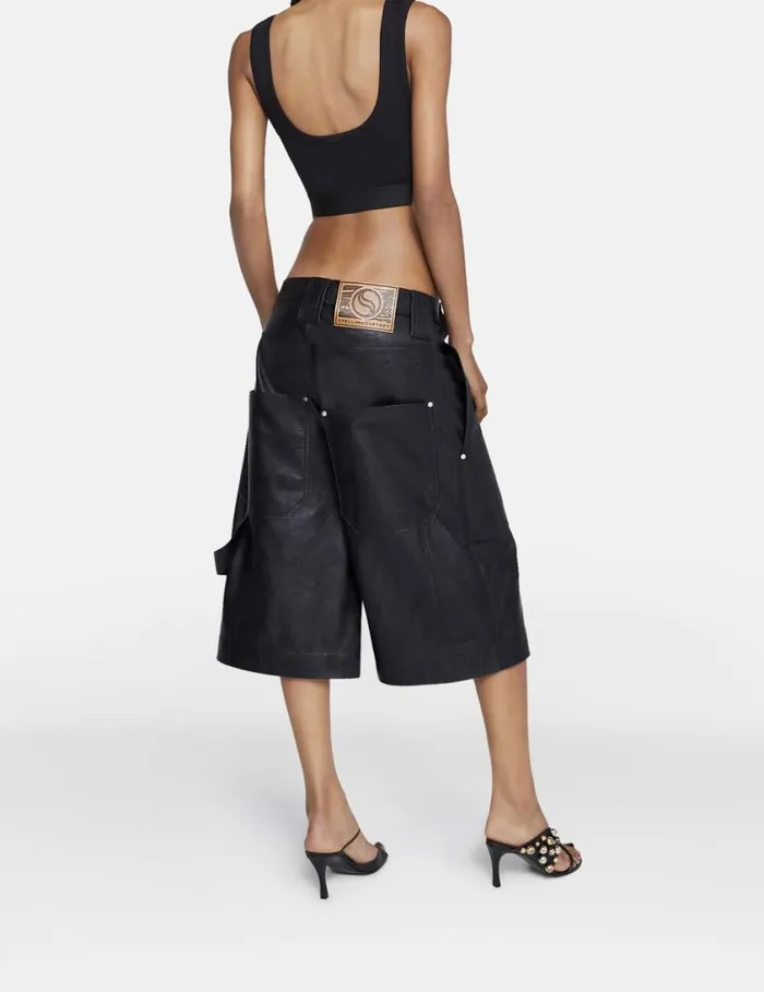 Women SWave Tape Crop Top Black Stella McCartney Shirts And Tops Women SWave Tape Crop Top Black Stella McCartney Shirts And Tops