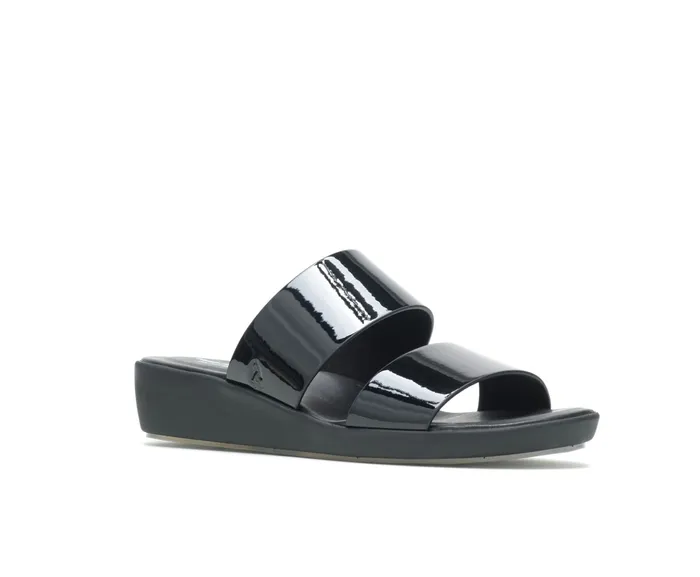 Women Sandals Hush Puppies Brite Jells Slide Black