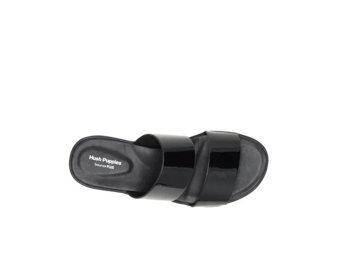 Women Sandals Hush Puppies Brite Jells Slide Black