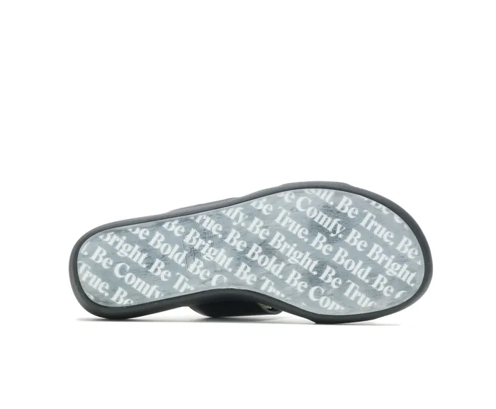 Women Sandals Hush Puppies Brite Jells Slide Black