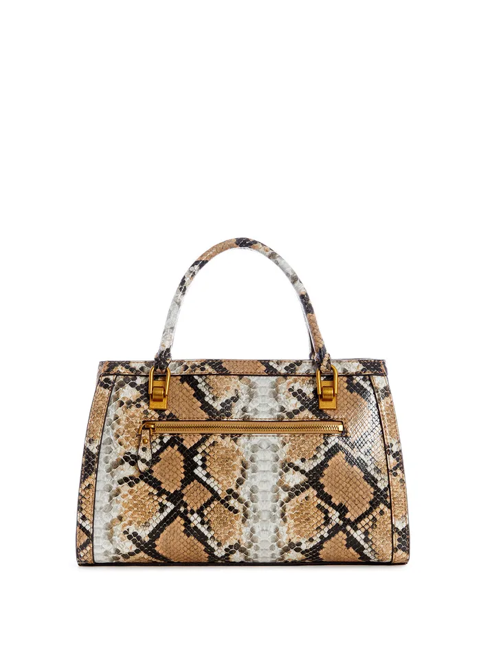Women Satchel GUESS Natural Python Abey Girlfriend Satchel Women Satchel GUESS Natural Python Abey Girlfriend Satchel