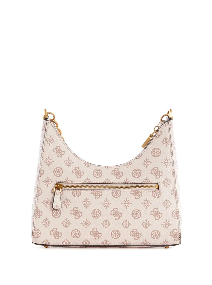 Women Satchel GUESS Shell Centre Stage Logo Hobo Satchel Bag
